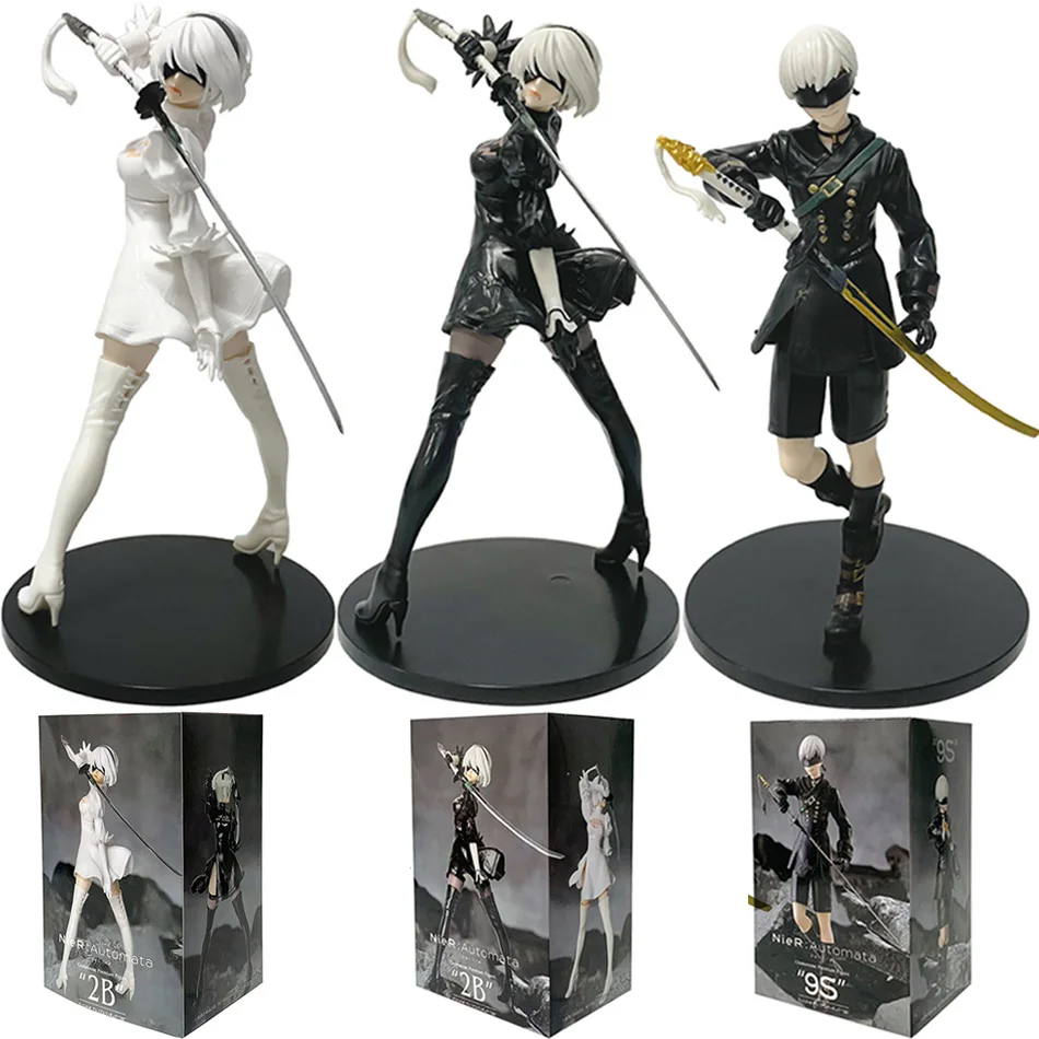 ニアオートマタ 2B 9S A2 フィギュア NieR:Automata ニーア オートマタ 2B 9S A2 DX版 フィギュア