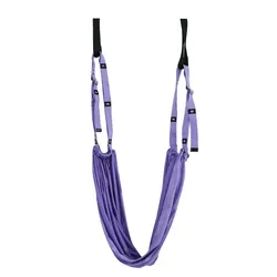 Adjustable Elastic Door - Hanging Yoga Strap for Aerial Fitness and Training (Purple)