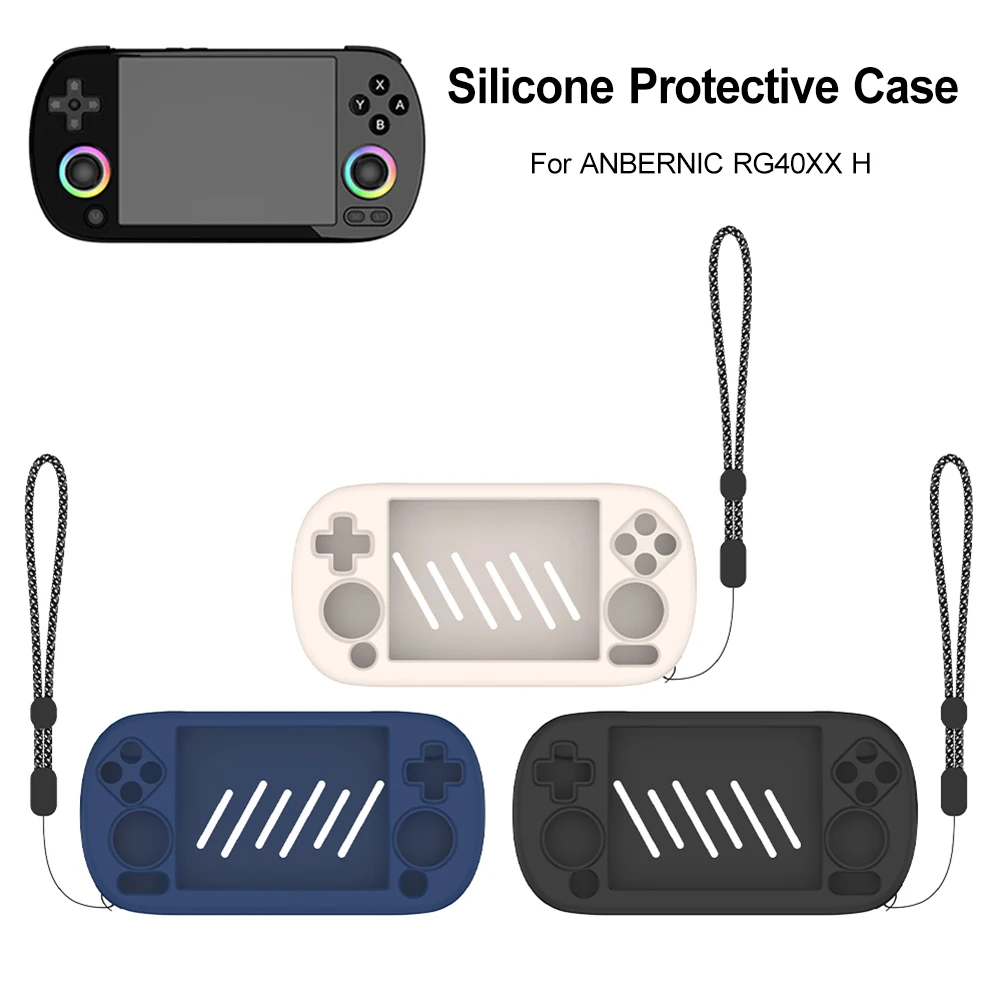 ANBERNIC RG40XX H ブラック 保護ケース有、フィルム貼り付け済 ANBERNIC RG40XX H 用 保護フィルム | ミヤビックス | 【保護