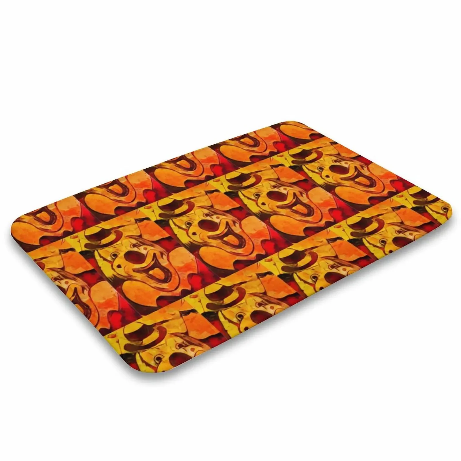 Orange Clown carpet Polyester carpet non-slip floor mat, doormat, bedroom, kitchen, bathroom decoration