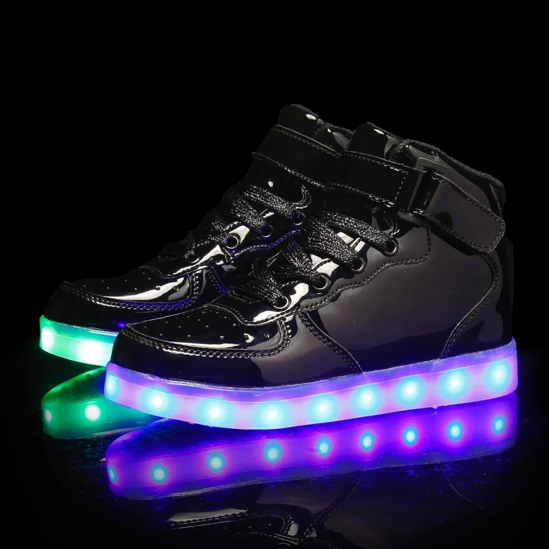 Adult&Kids Light Up Shoes Light USB Charging Loop Fashion Sports Dancing Sneakers Luminous Sole for Women&Men Led Shoes 2