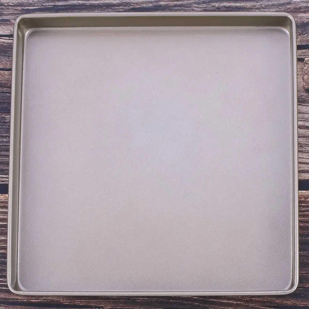 

11 Inch Non-Stick Carbon Steel Square Cake Baking Pan Tray Pie Pizza Bread Cake MoldBaking Sheet Pan Bakeware Tools