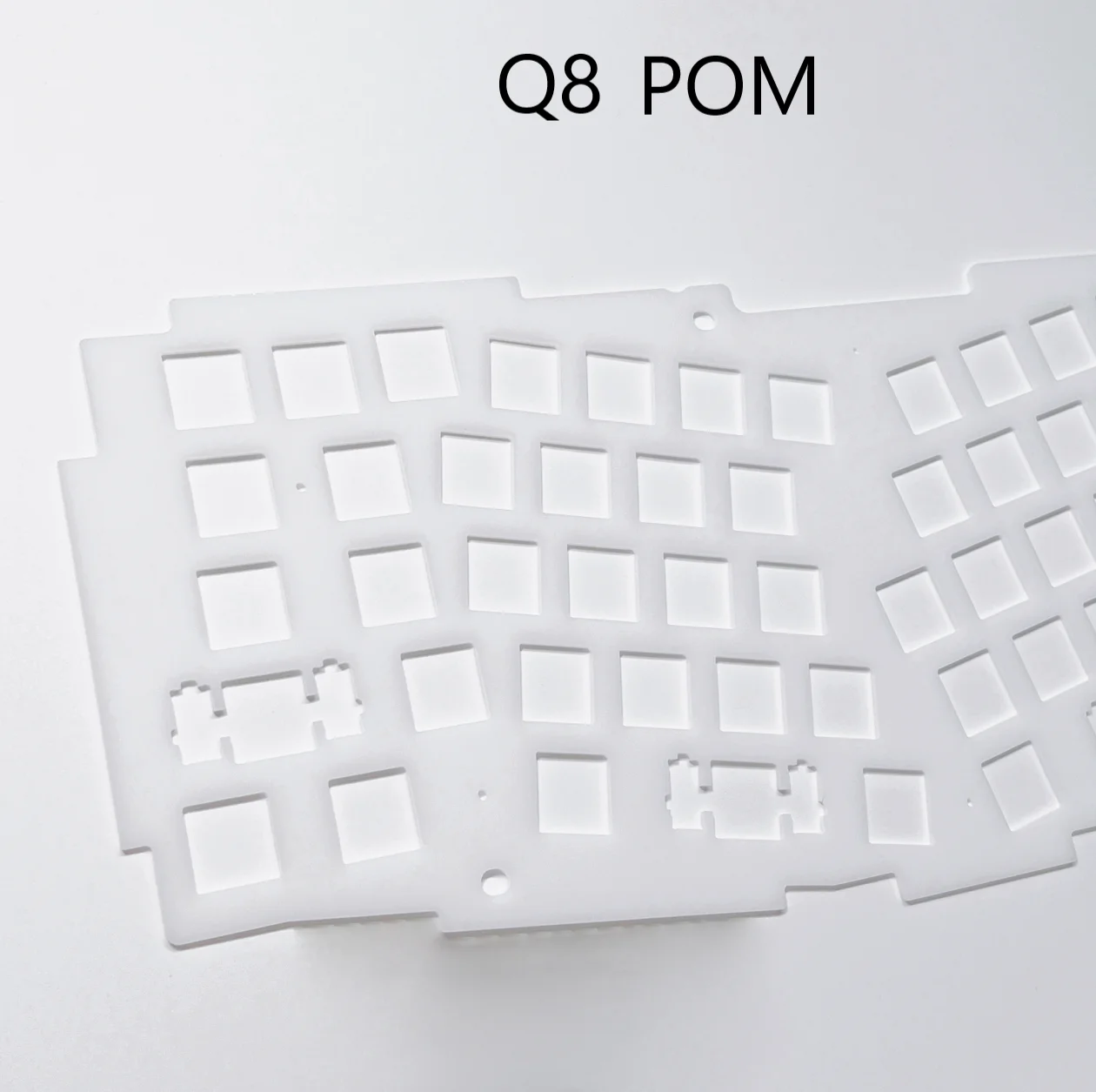 Keebox PC POM Positioning Plate For Keychron Q1 Q3 Q5 Q6 Q8 Keebox PC POM Positioning Plate For Keychron Q1 Q3 Q5 Q6 Q8