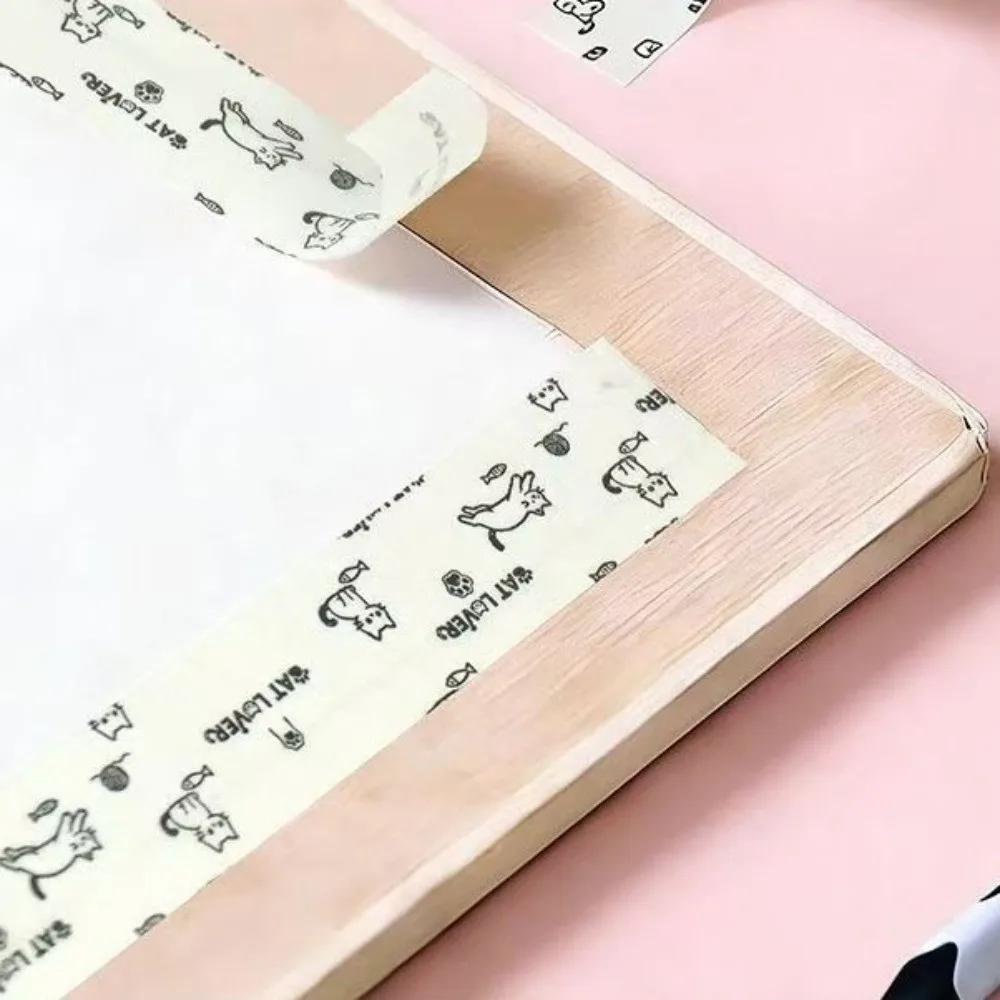 고양이 무늬 비즈 포지셔닝 테이프 고온 내열 엣지 바인딩 테이프 무자국 손으로 찢을 수 있는 비즈 스티커