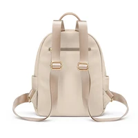 GOLF Cute Backpacks for Women Elegant Ladies Backpack Purse Solid Color Small Back Pack Bags Multi Pockets Aesthetic Female Bag 5