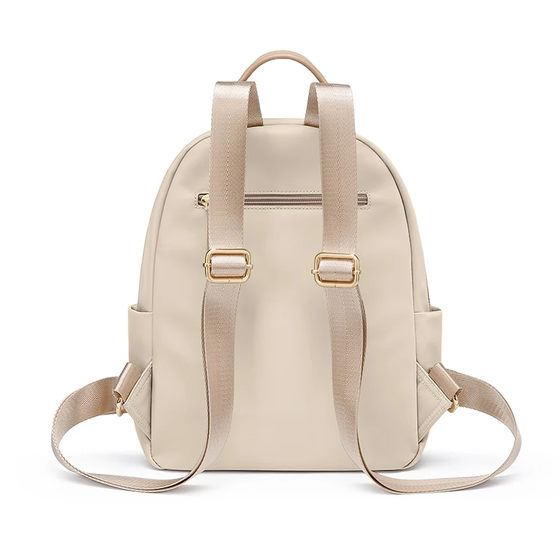 GOLF Cute Backpacks for Women Elegant Ladies Backpack Purse Solid Color Small Back Pack Bags Multi Pockets Aesthetic Female Bag 5