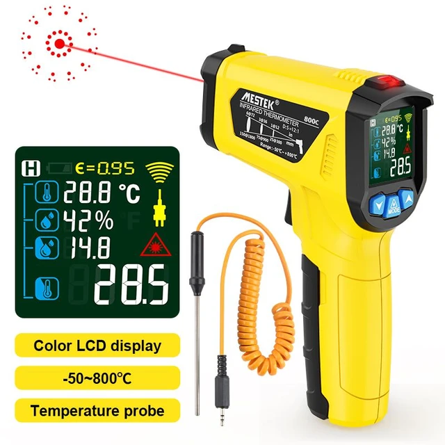 Infrared thermometer LCD Screen With Temperature Probe+AliExpress