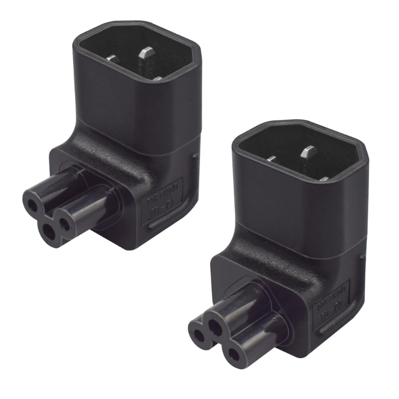 

IEC 320 C14 to C5 Power Adapter C14 Male to C5 Female IEC320 250V 10A Plug P9JB