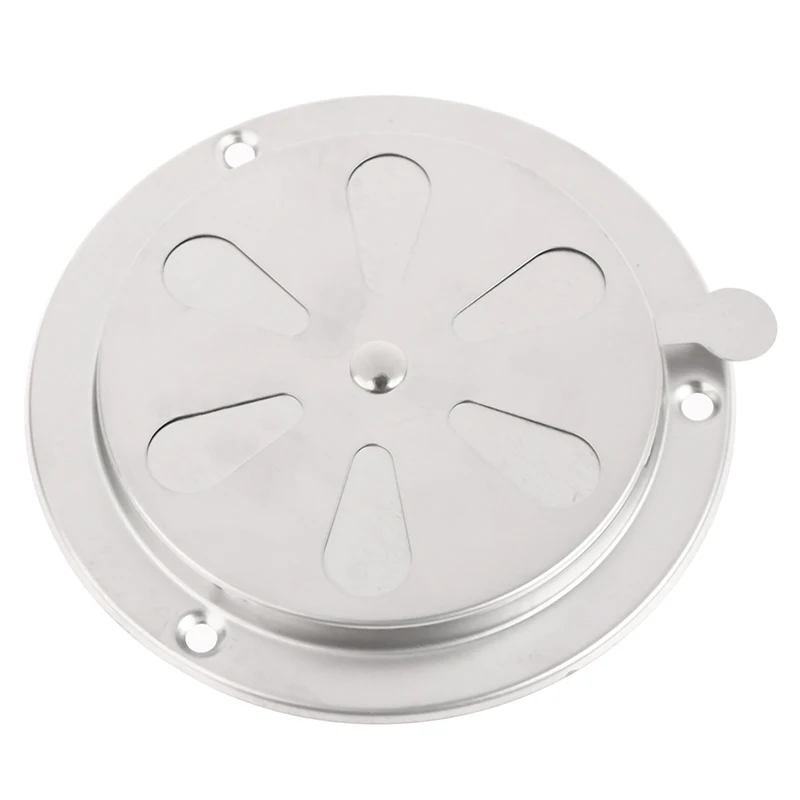 1pcs 5mm Adjustable Air Vent Grille Round Ducting Ventilation Grilles Cover BBQ Grill Smoker Exhaust Vent Stove