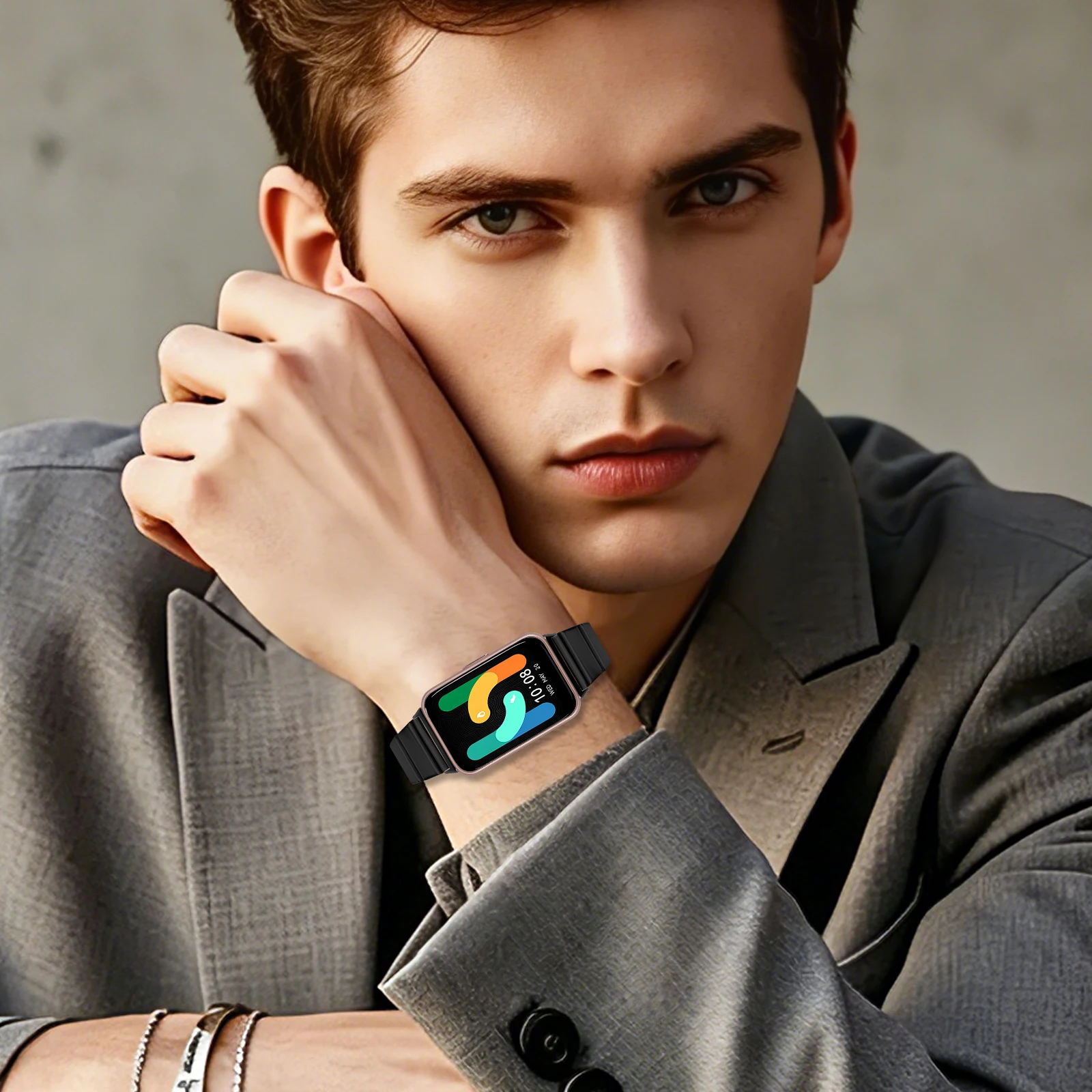 Luxury Stainless Steel Metal Strap