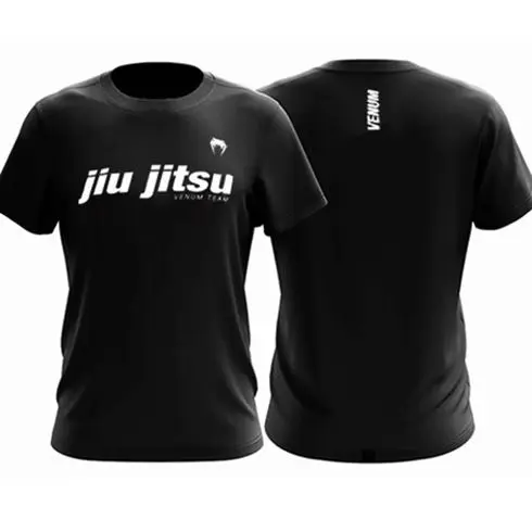 Men's Cotton T-shirt Summer Loose Short Sleeves Venom Letter T-Shirt Sports Crew Neck Casual Men's Running Training Top