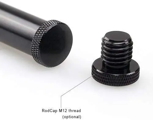 Aluminum Alloy 15mm Rod Camera Rail Rod 10/15/20cm 4/6/8Inch 2 Pcs Set for DSLR