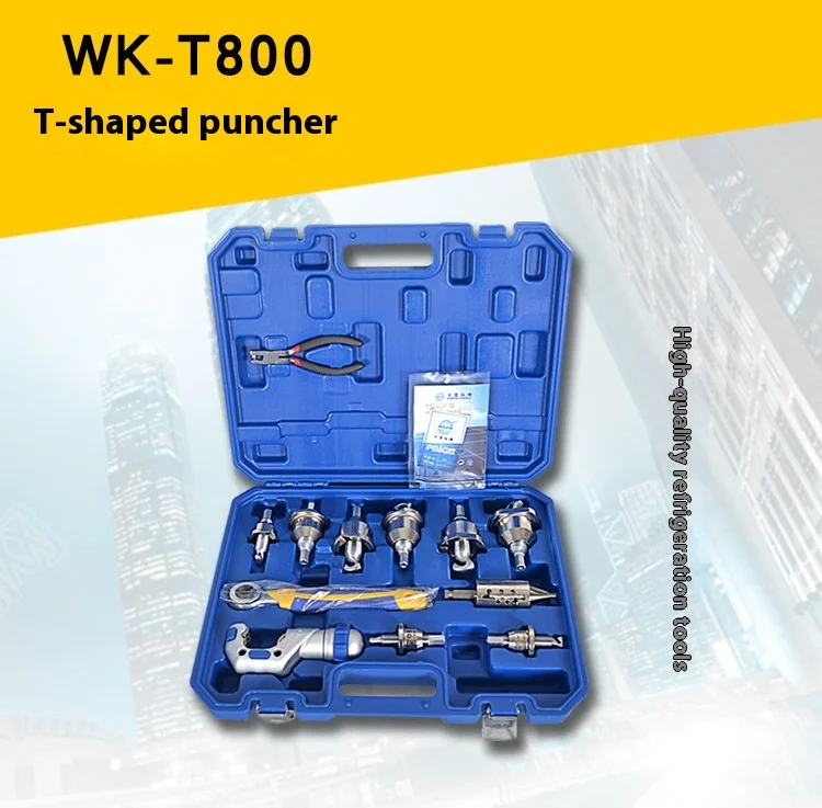 T800 Copper Tube T-hole Puller Reducer Welding Hard Copper Material Durable Refr