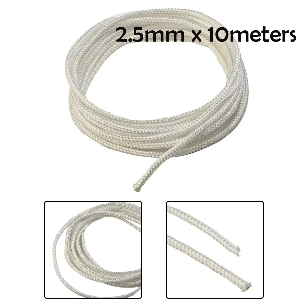 Durable White Rope Trimmer Line - Multi-Size Options