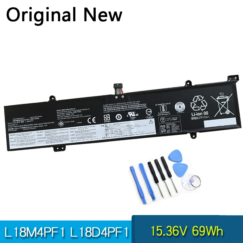 

NEW Original Battery L18M4PF1 L18D4PF1 For Lenovo deaPad S740-15IRH Yoga C940-15IRH 15.36V 69Wh