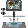 Andonstar Trinocular HDMI USB Digital Microscope AD249SM 2000X 10.1" IPS LCD for Electronics Soldering Tool for PCB Solder Check 1