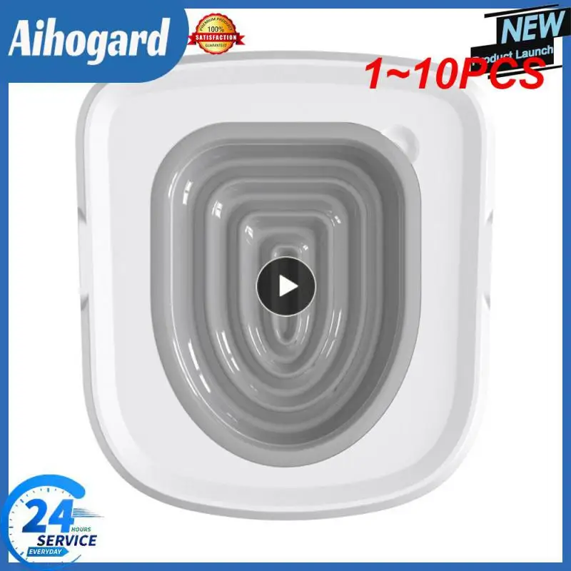 

1~10PCS Durable/recyclable Cat Toilet Trainer Toilet Artifact Total Weight 395g Groove Design Abs Cat Toilet Toilet Training Kit