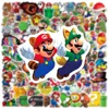 50/100/200Pcs Cartoon Super Mario Game Stickers Laptop Notebook Skateboard Fridge Phone Waterproof Decal Sticker Kids Toys 6