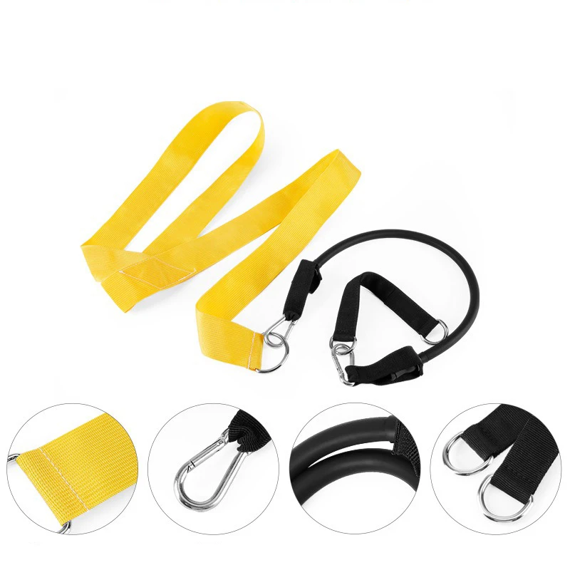 Golf Swing Trainer Golf Practice Physical Fitness Pull Rope Golf Twist Training Strap Strengthens Balance Swing Training Aid