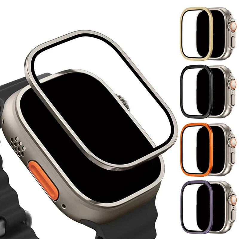 Premium Metal Frame Tempered Glass Screen Protector