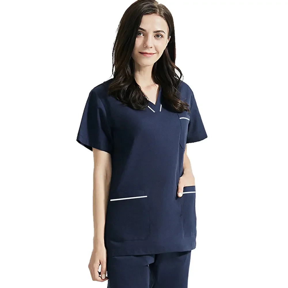 

Loose and Comfortable Medical Uniform Surgical Gown Oral Dental Anesthesia Room Doctor's Overalls Wash Clothes Set Uniforme