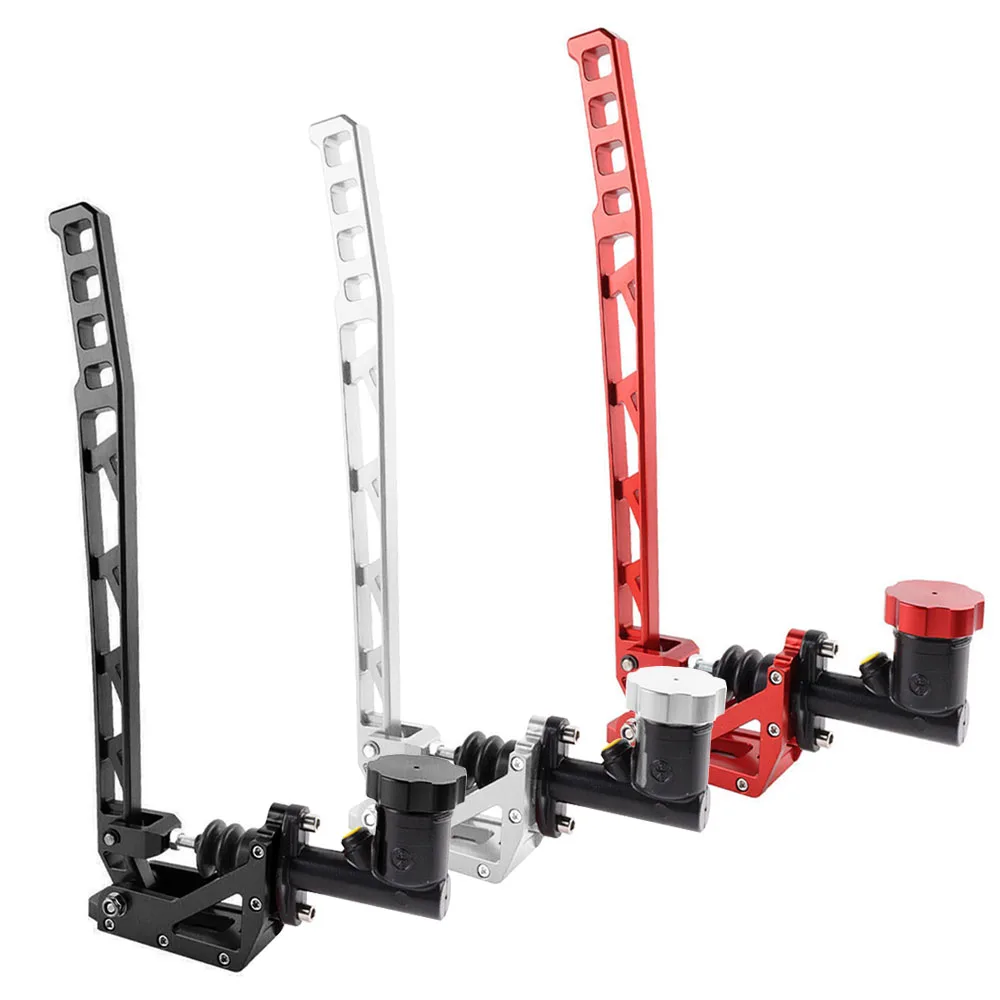 Racing Car Hydraulic Drift Hydro E-Brake E Brake Racing Handbrake Long Arm Lever Park Brake Black Silver Red Aluminum Auto Parts