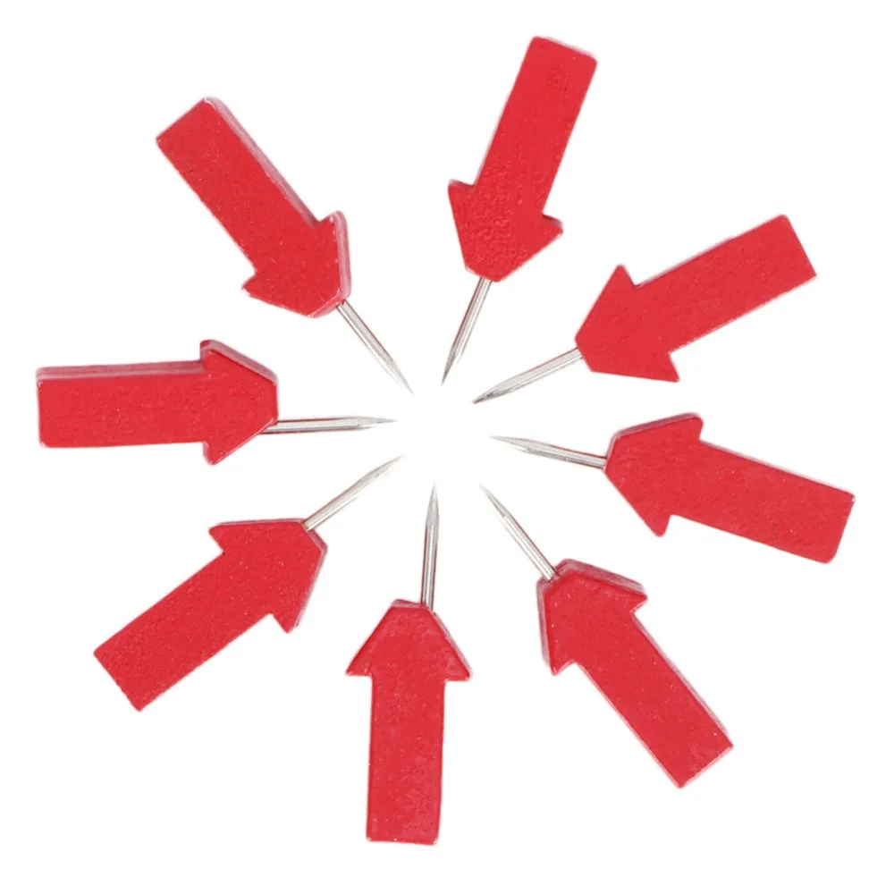 DIY 공예 레드 스타/레드 애로우 모양 푸시핀(보관함 포함) 40개/25개 써머핀 못 나무 창의적인 푸시핀 게시판용