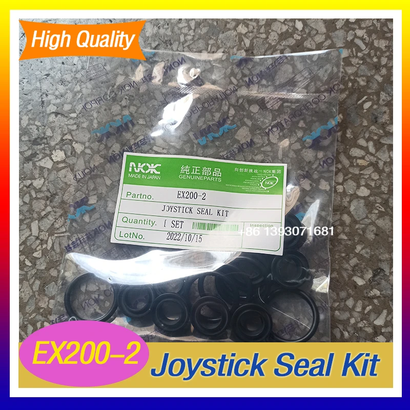 Excavator Pilot Lever Valve Joystick Repair Seal Kit Pusher Repear Kit