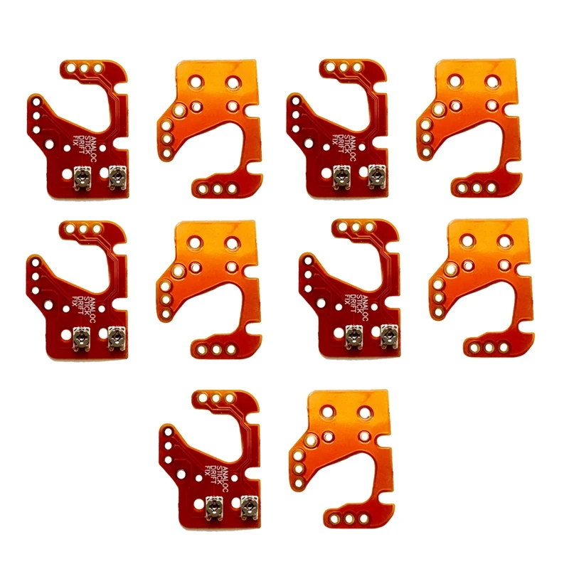 10 Pezzi Gamepad Joystick Drift Repair Board Gold Pcb Per Ps5 Ps4 One/Series X/S