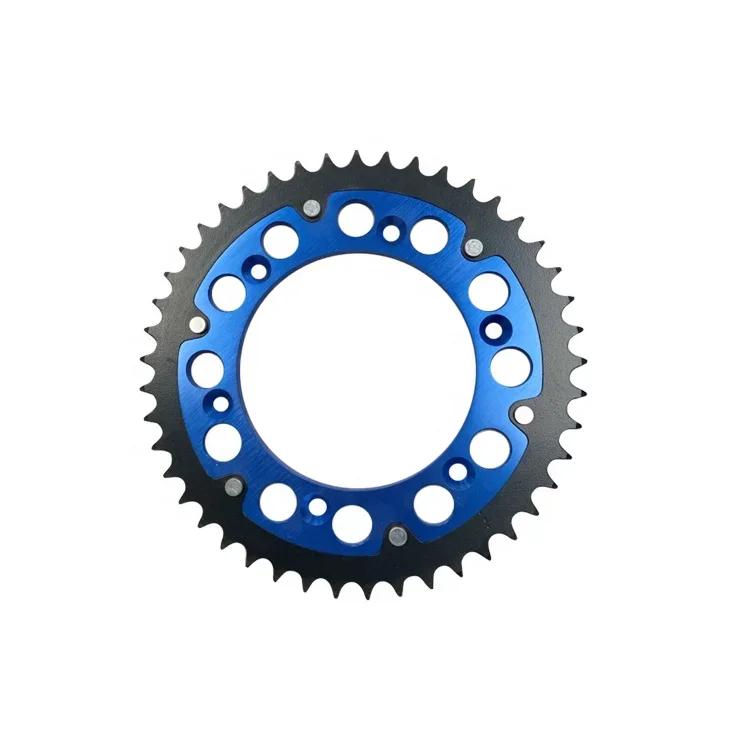 Factory price 48T 49T 50T Dirt bike chain rear sprockets for KTM EXC SXF125 250 450