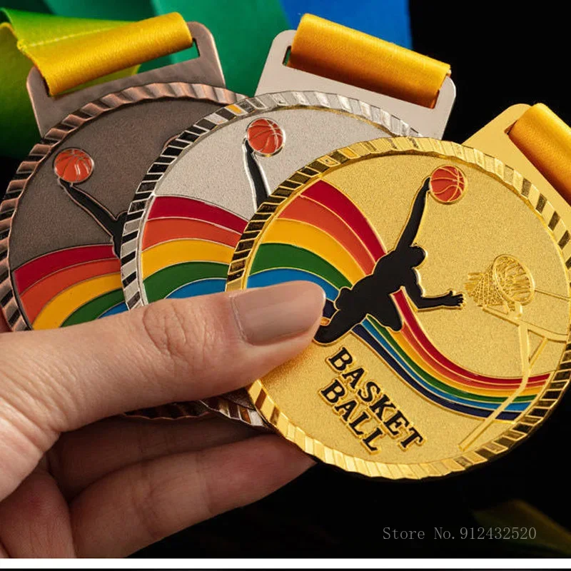 Customized Metal Marathon Medal Listing Customized Engraving Medal Listing Badge School Competition Games Awards Marathon Gifts