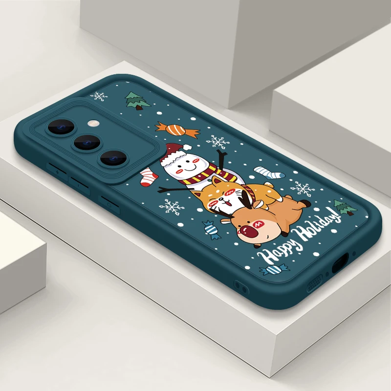 thumbnail image 1 of Funda de TPU suave de alce de Navidad para Samsung Galaxy S23, S24 Ultra, S21 FE, S22 Plus, A55, A54, A15, A14, A35, A25, A53, 5G, 1 of 5