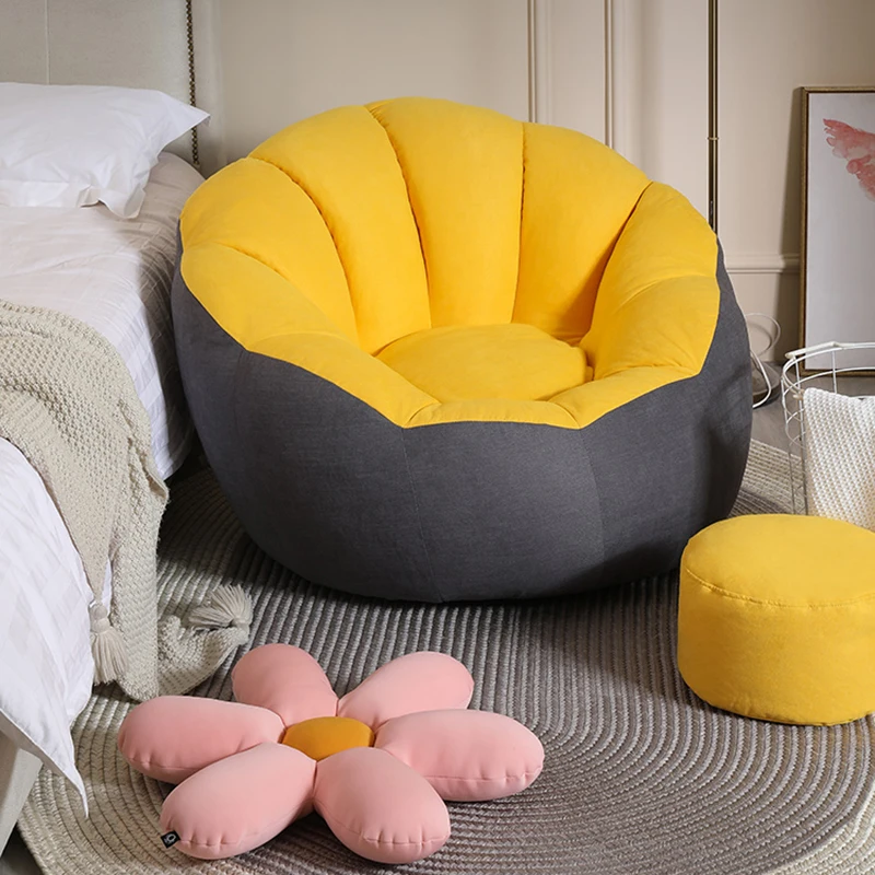 

Curved Relax Bean Bag Sofas Mid Century Modern Balcony Classic Living Rooms Sofas Newborn Photography Canape Salon Furnitures