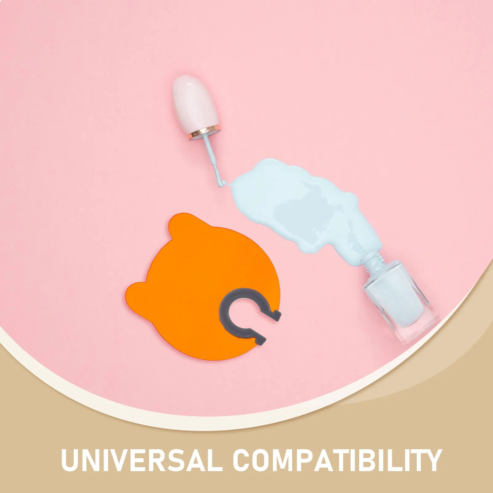 2개 UV 네일 램프 쉴드 블루라이트 차단 눈 보호 커버 (젤 폴리쉬 경화용, 모든 데스크 네일 램프 호환)