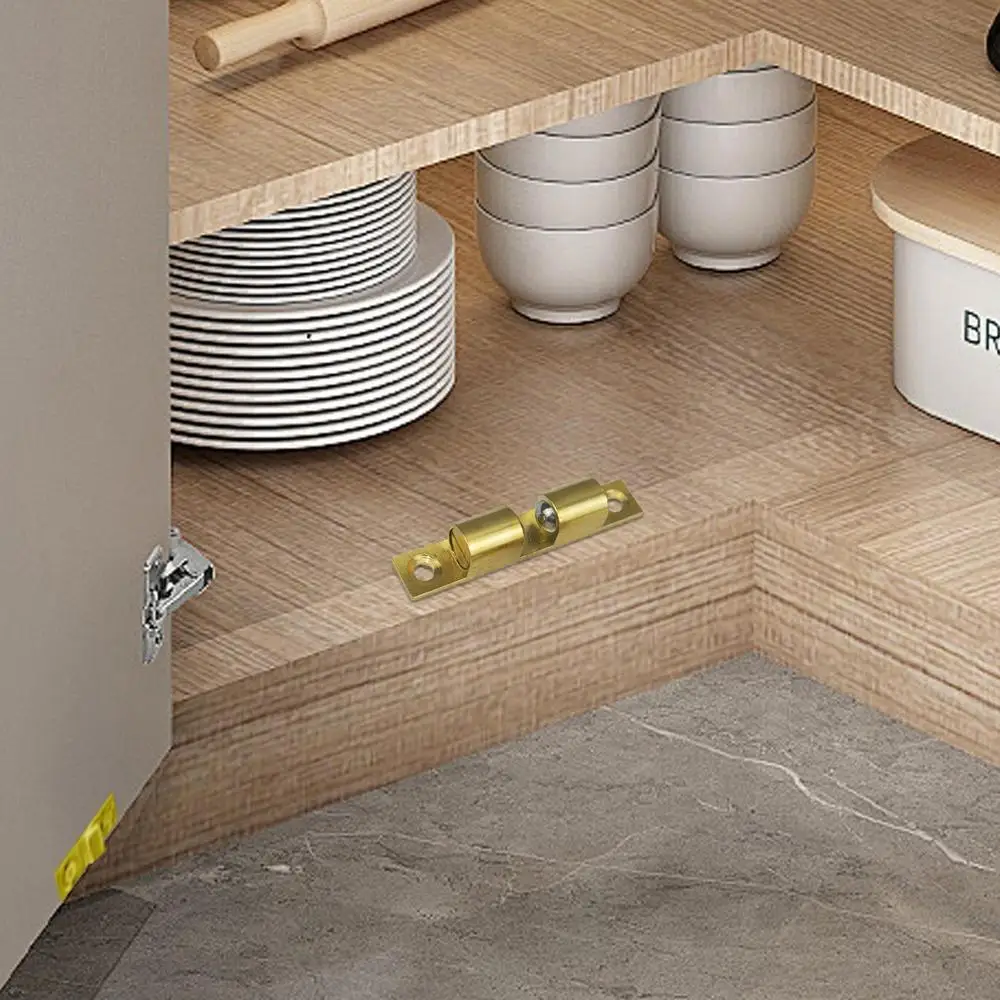 Description Picture 3 of itemCloset Door Latch Furniture Door Ball Latch Cabinet Door Catch Closet Door Hardware Copper Bead Buckle For Furniture Cabinet