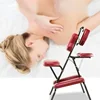 Pro-Skin PU Leather Folding Massage Chair, Adjustable Head Pillow, Portable for Tattoo Scraping, Beauty Treatments 1