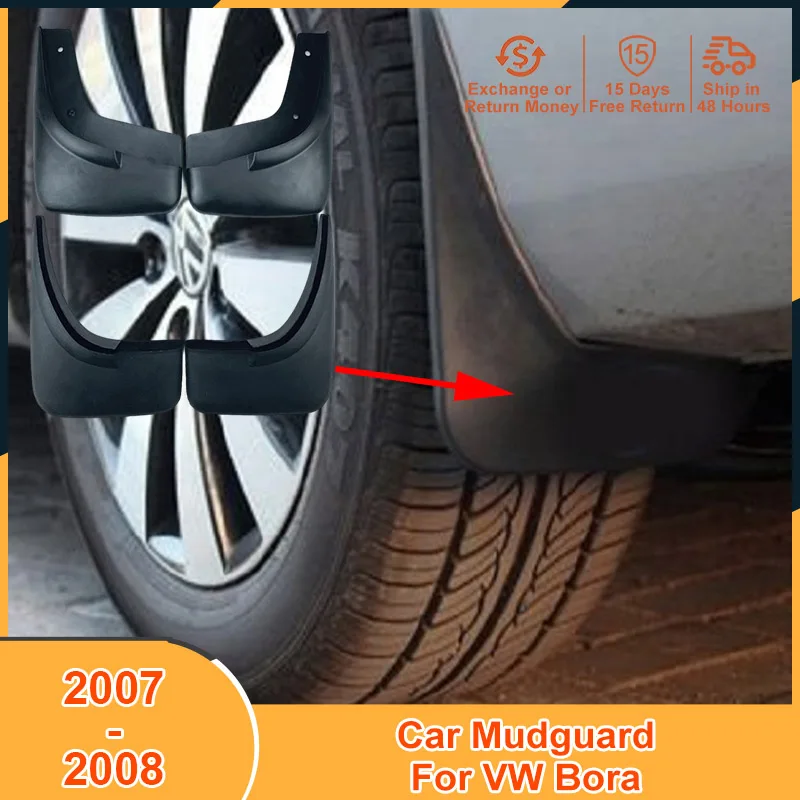 

2007-2008 Mudguard Mudflaps for VW Volkswagen Bora 2007 2008 Accessories Mud Flaps Splash Guards Protector Fender Auto Parts