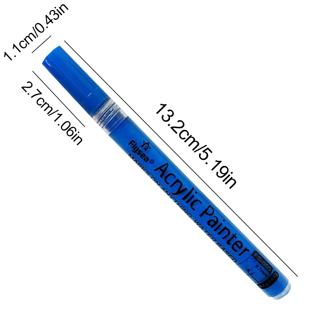 Nail Art Drawing Pen 12/18/24Colors Graffiti Acrylic Pen Waterproof Painting Liner DIY 3D Abstract Colorful Beauty Manicure Tool 6