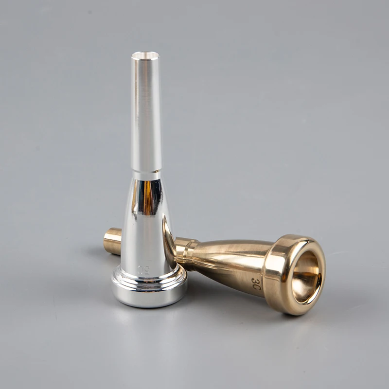 HMA89-Professional Trumpet Mouthpiece Meg 3c/5c/7c Size for Bach Beginner Musical Trumpet Accessories Parts or Finger Exerciser