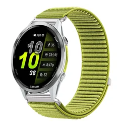 Nylon Loop Strap Wristband, Available in Multiple Sizes - Garmin Venu 4 45mm (Green)