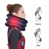 Inflatable Air Cervical Traction Support Stress Relief 3/4 Layer Neck Collar Pillow Stretching Brace Posture Corrector 4