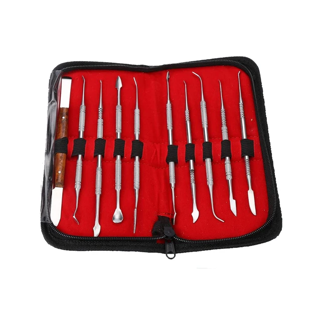 1 Set Wax Carving Tool Set Stainless Steel Versatile Kit Dental