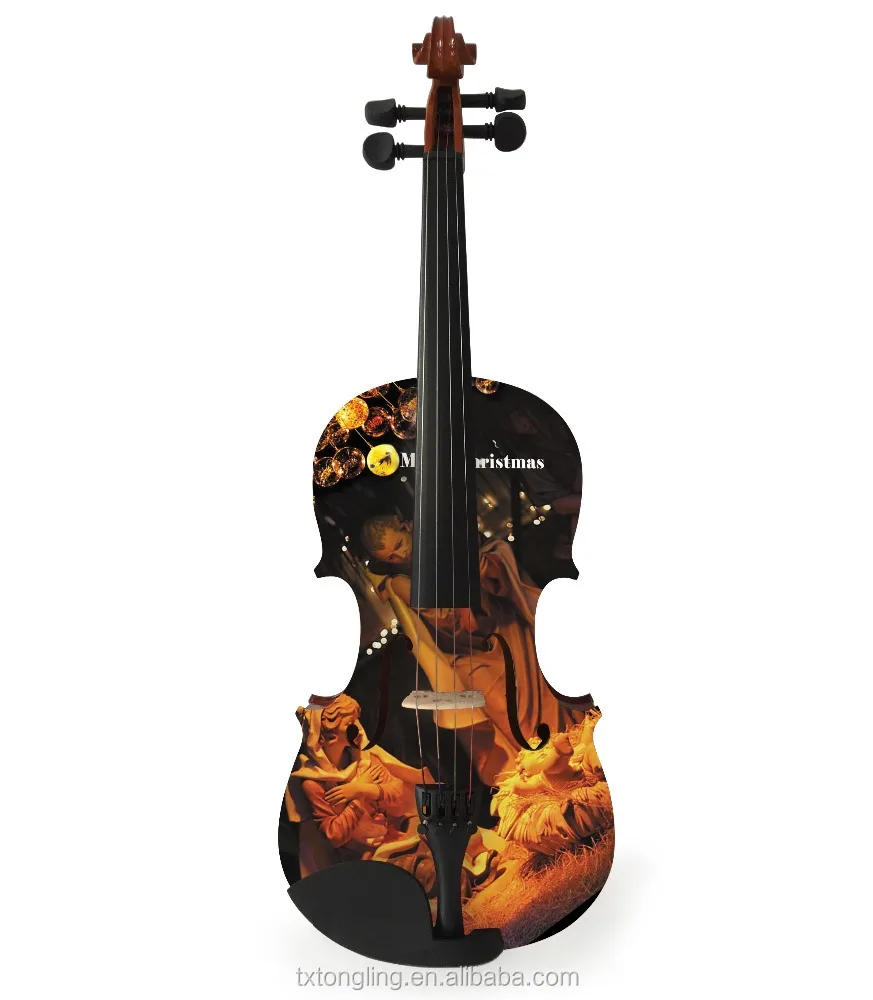 

Christmas Theme Art Violin Style Ornament