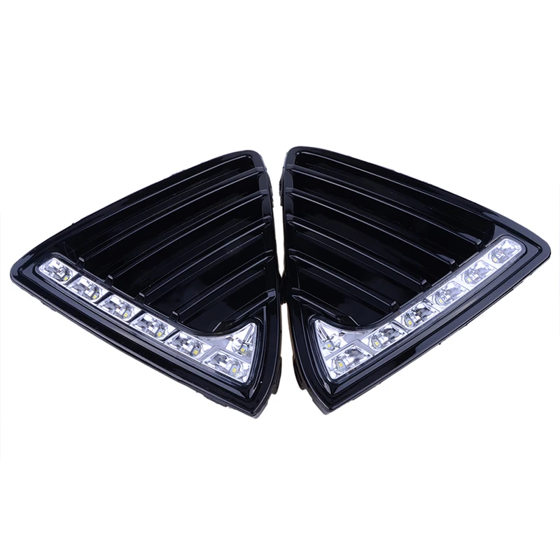 Fog Light Cover, 23142357 23142358 Compatible With Regal 2014-2017, 1 Pair Left Right Front Bumper Fog Lamp Bezel Cover Trim