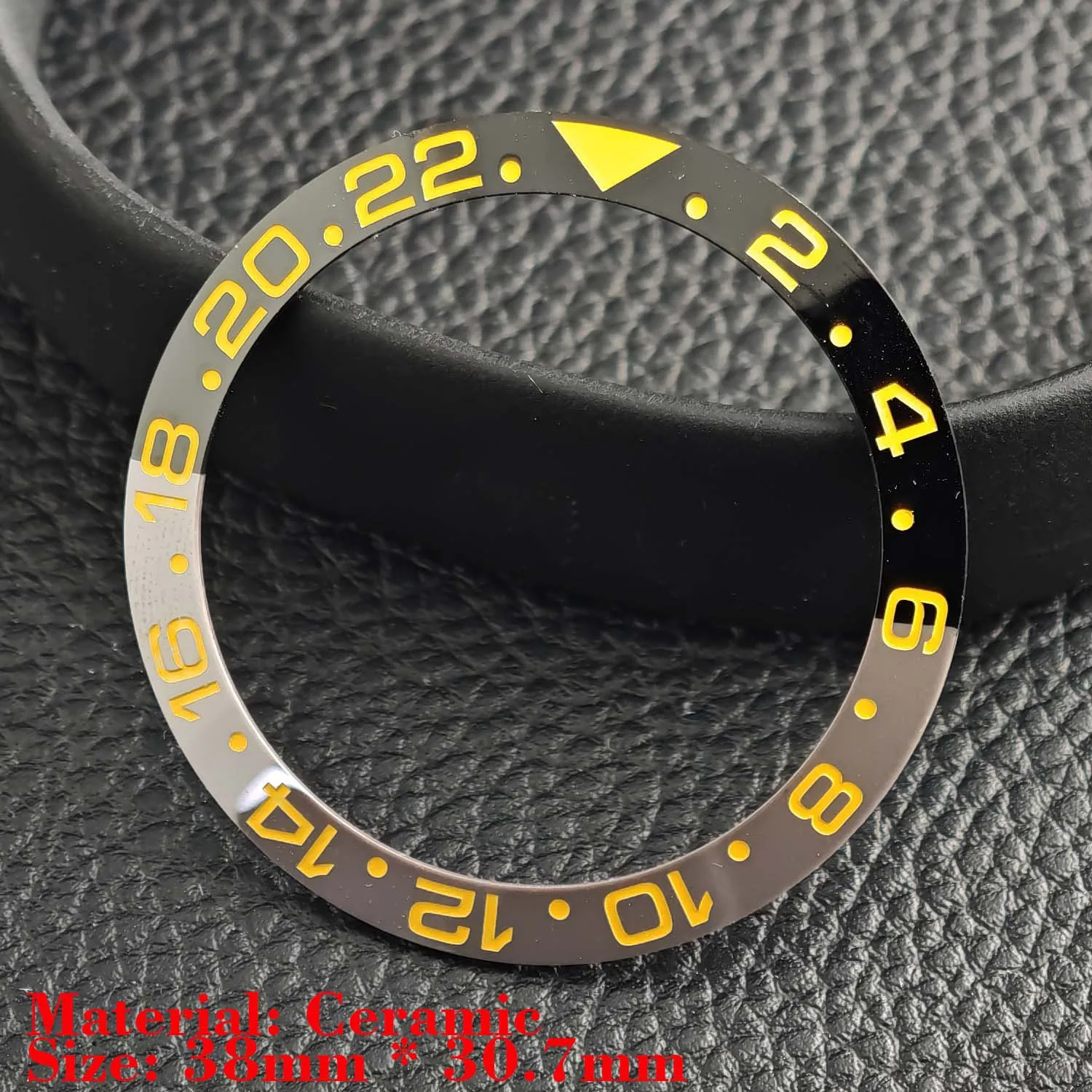 Ceramic Luminous Bezel Insert for Men's Watch - Premium Replacement Accessory