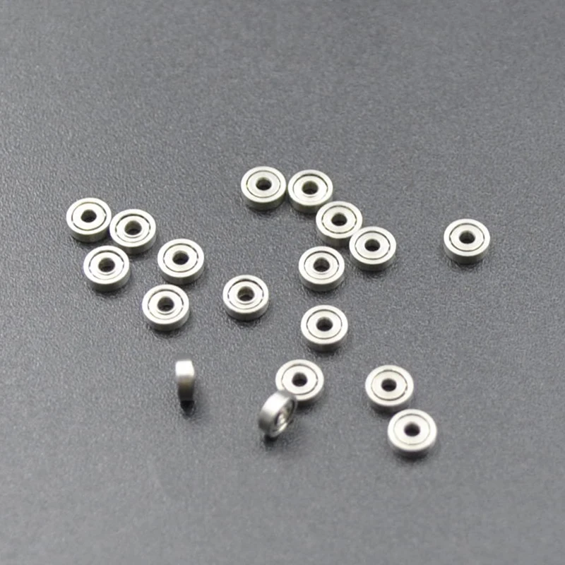 10/100pcs 1x3x1 mm 681 ZZ Mini Bearings Kit 1 mm Bore Parts Accessories 1 3 Toy Bearing
