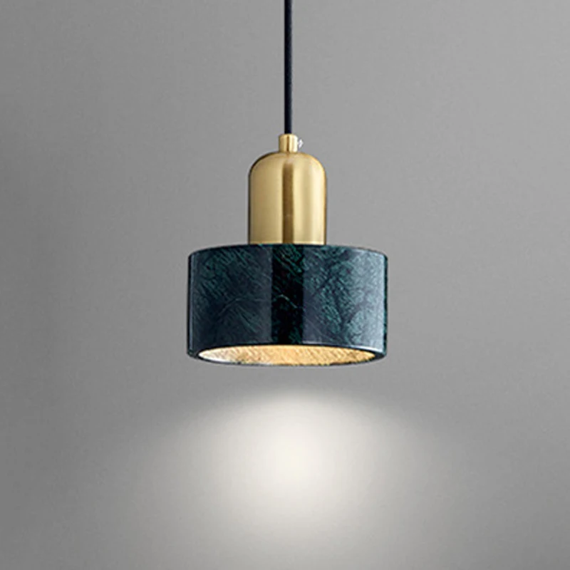 Green Marble Pendant Light Dining Room Luxury Marble Hanging Lights Bedside Store Hotel Bar Decorative Suspended Lamp E27 pendant lights pendant lamp chandelier lighting vintage pendant lights