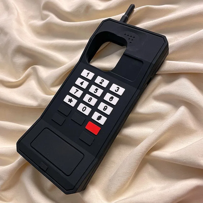 3D Retro Style Telephone Model Phone Case