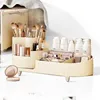 New 360° Rotating Makeup Brush Holder Cosmet Storag Box Luxury Makeup Organiser Lipsticks Make Up Container Vanity Organizer Bo 1