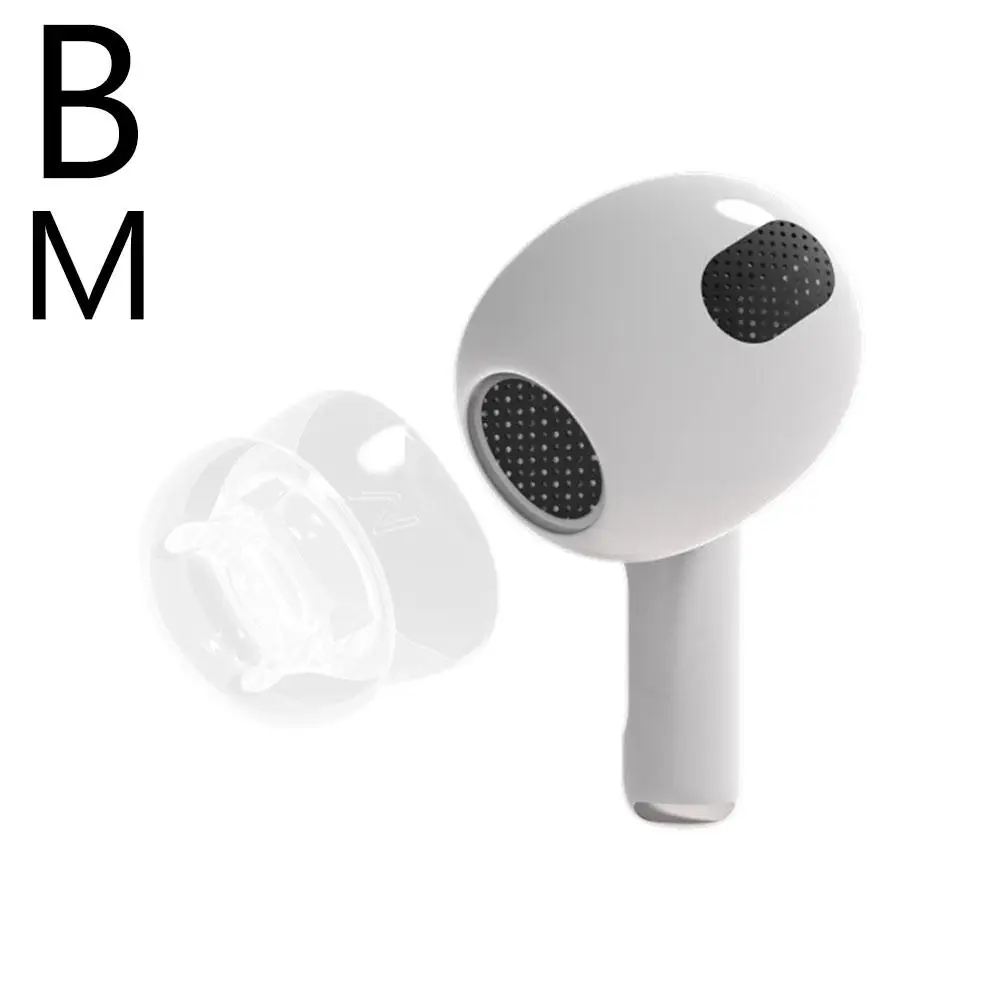 Enhanced Anti-Slip Silicone Ear Tip Covers for Noise Cancelling Earbuds